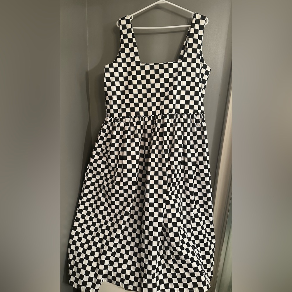 Tallulahs Thread Lottie Dress Checkerboard
